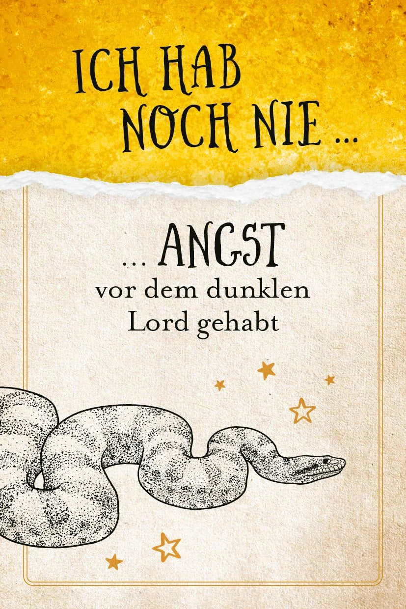 Kartenspiel: Ich hab noch nie ... für Harry Potter-Fans – Ansicht