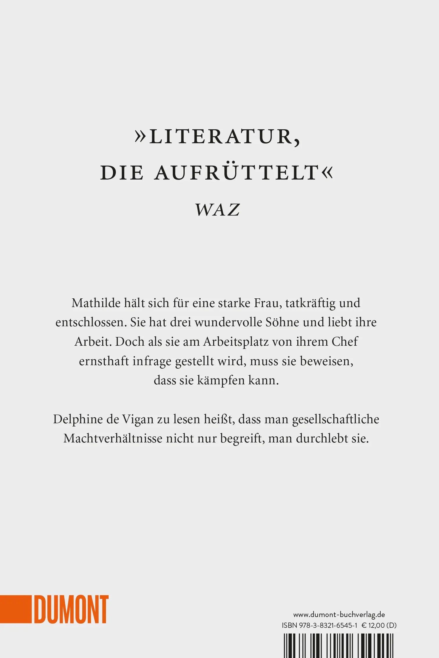 Buchrückseite von 'Ich hatte vergessen, dass ich verwundbar bin' mit Klappentext - Taschenbuch
