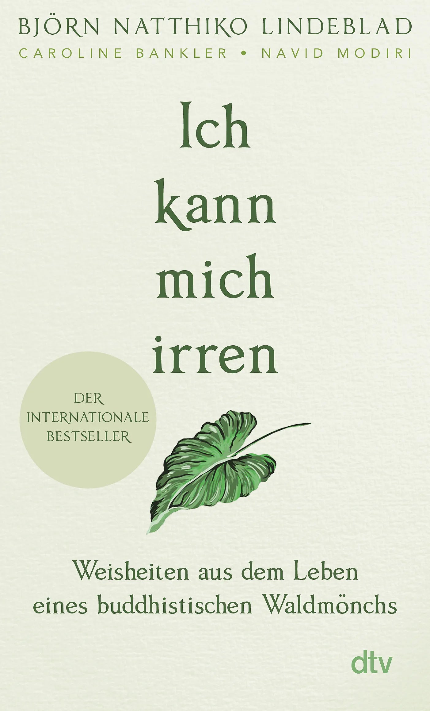 Buchcover von 'Ich kann mich irren' - Taschenbuch von Björn Natthiko Lindeblad