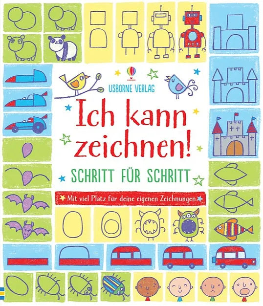 Buchcover von 'Ich kann zeichnen! Schritt für Schritt' - Taschenbuch von Fiona Watt