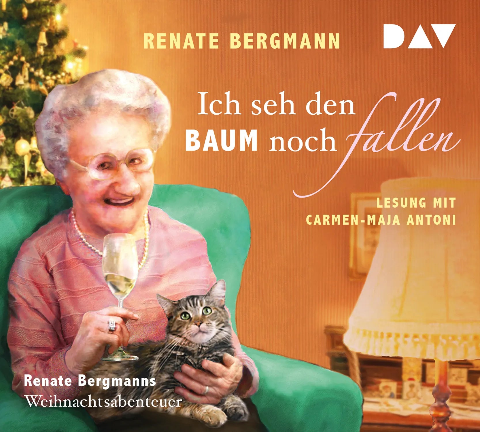 Buchcover von 'Ich seh den Baum noch fallen. Renate Bergmanns Weihnachtsabenteuer' - Hörbuch (CD) von Renate Bergmann