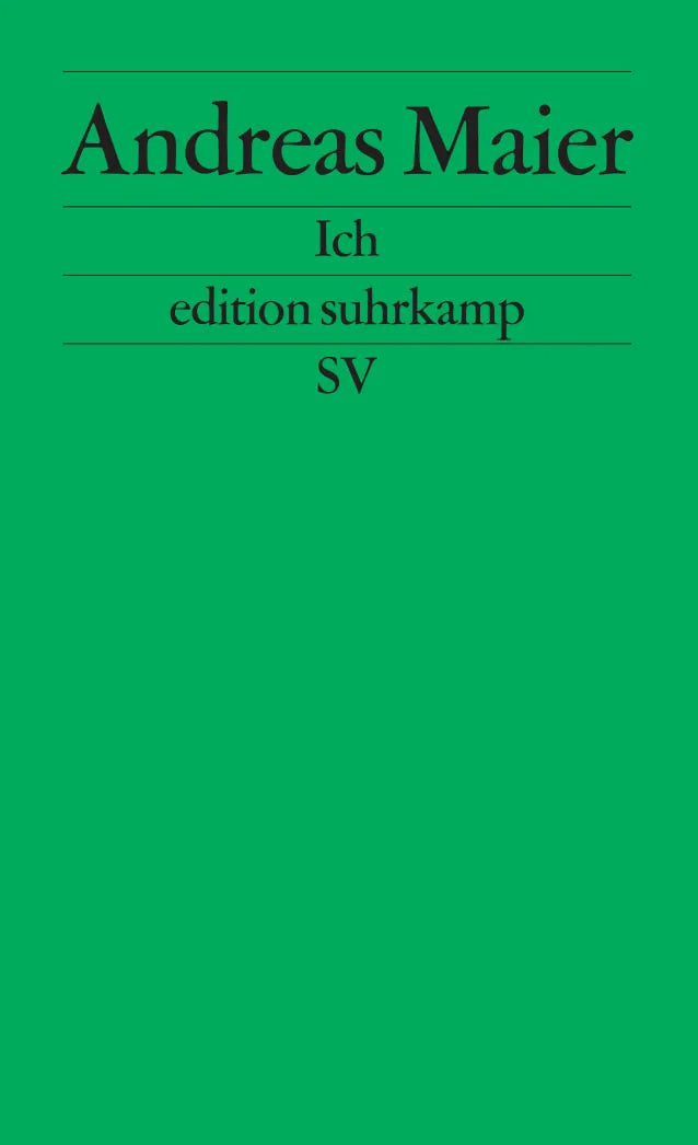Buchcover von 'Ich' - Taschenbuch von Andreas Maier