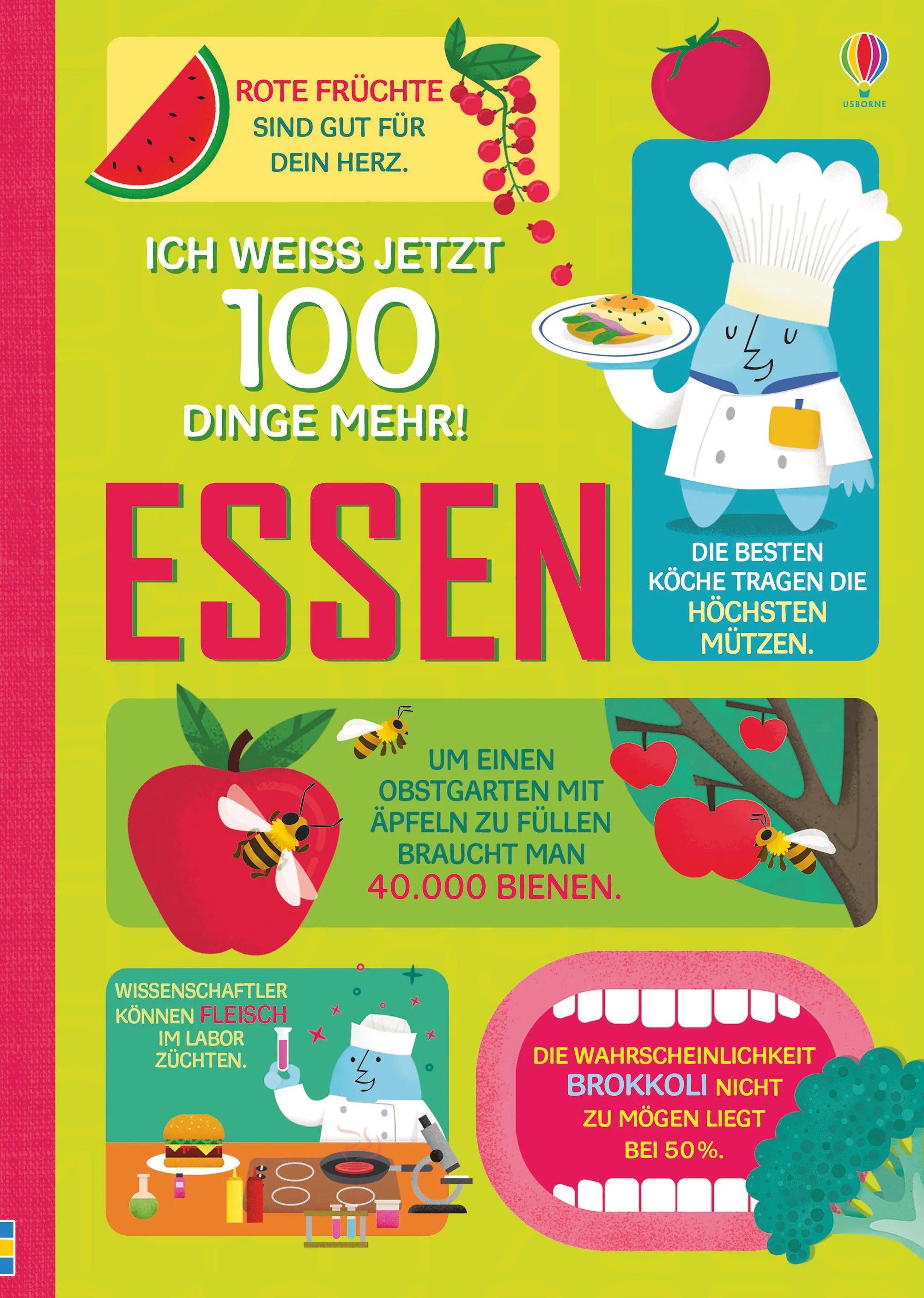 Buchcover von 'Ich weiß jetzt 100 Dinge mehr! Essen' - Gebundene Ausgabe von Rachel Firth