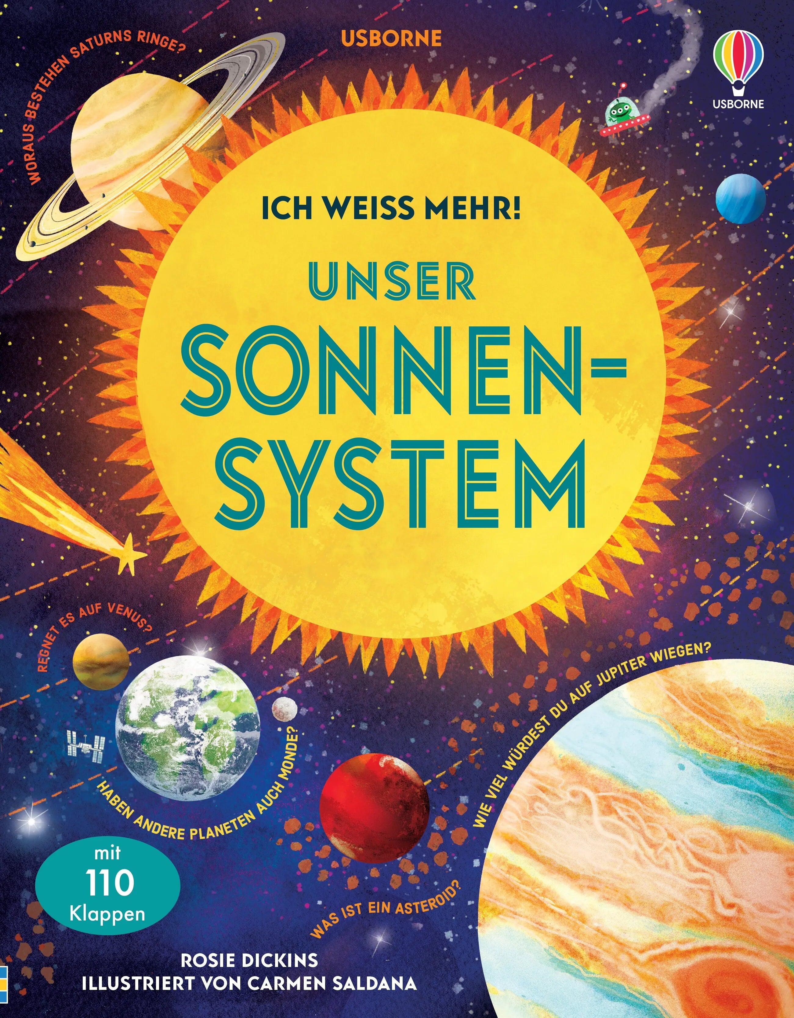 Buchcover von 'Ich weiß mehr! Unser Sonnensystem' - Gebundene Ausgabe von Rosie Dickins