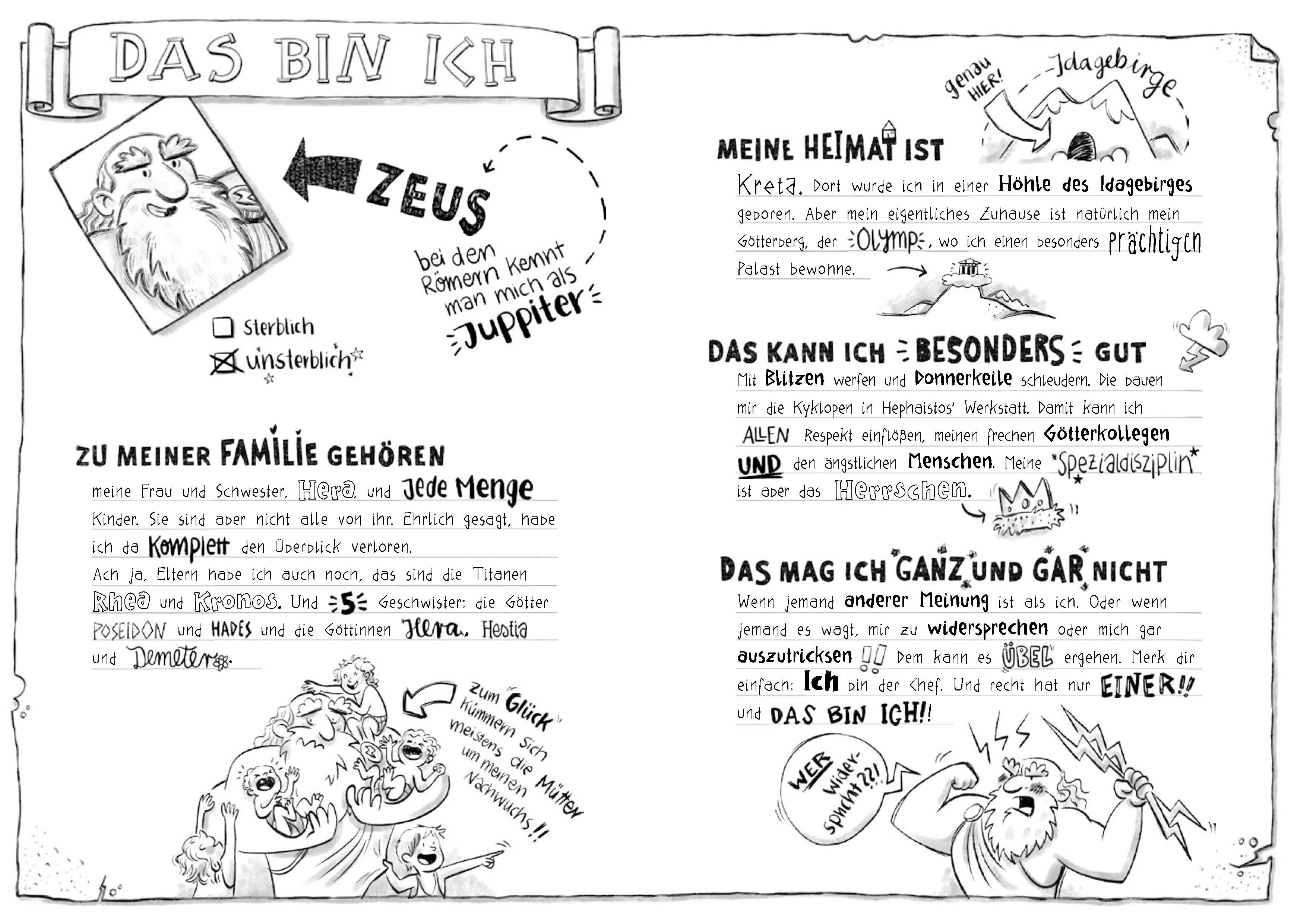 Frank Schwieger - Ich, Zeus, und die Bande vom Olymp – Götter und Helden erzählen griechische Sagen