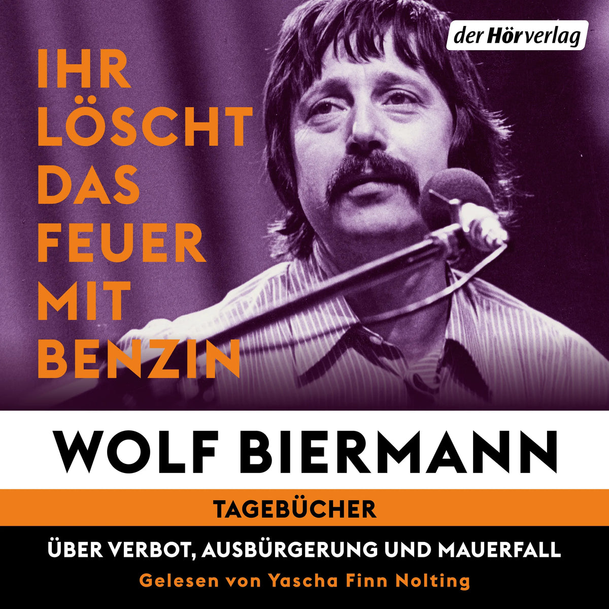 Cover: Ihr löscht das Feuer mit Benzin (Hörbuch Download) von Wolf Biermann