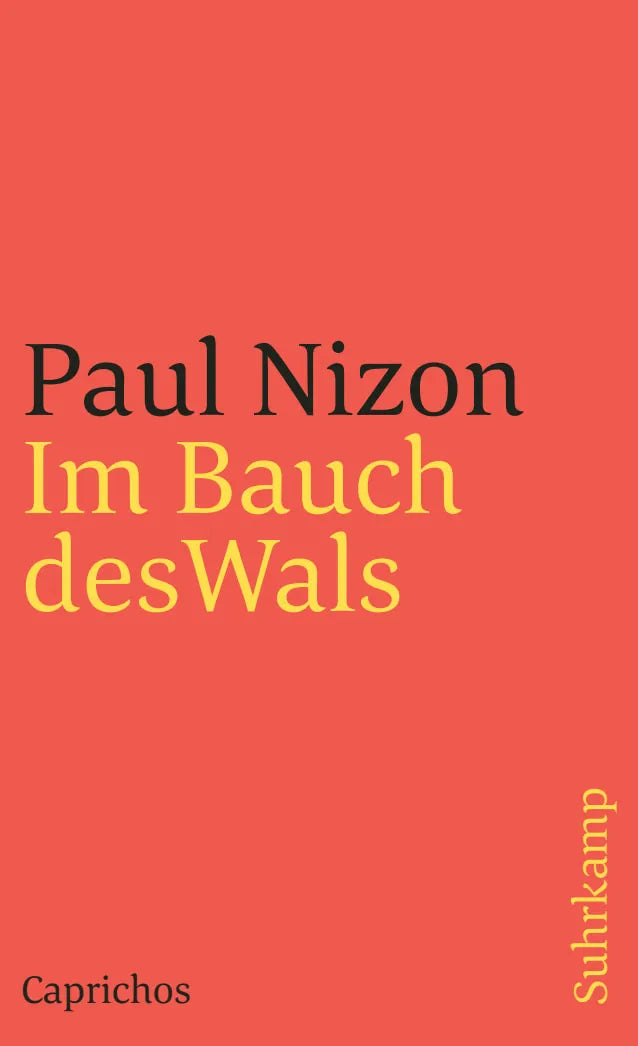 Buchcover von 'Im Bauch des Wals' - Taschenbuch von Paul Nizon