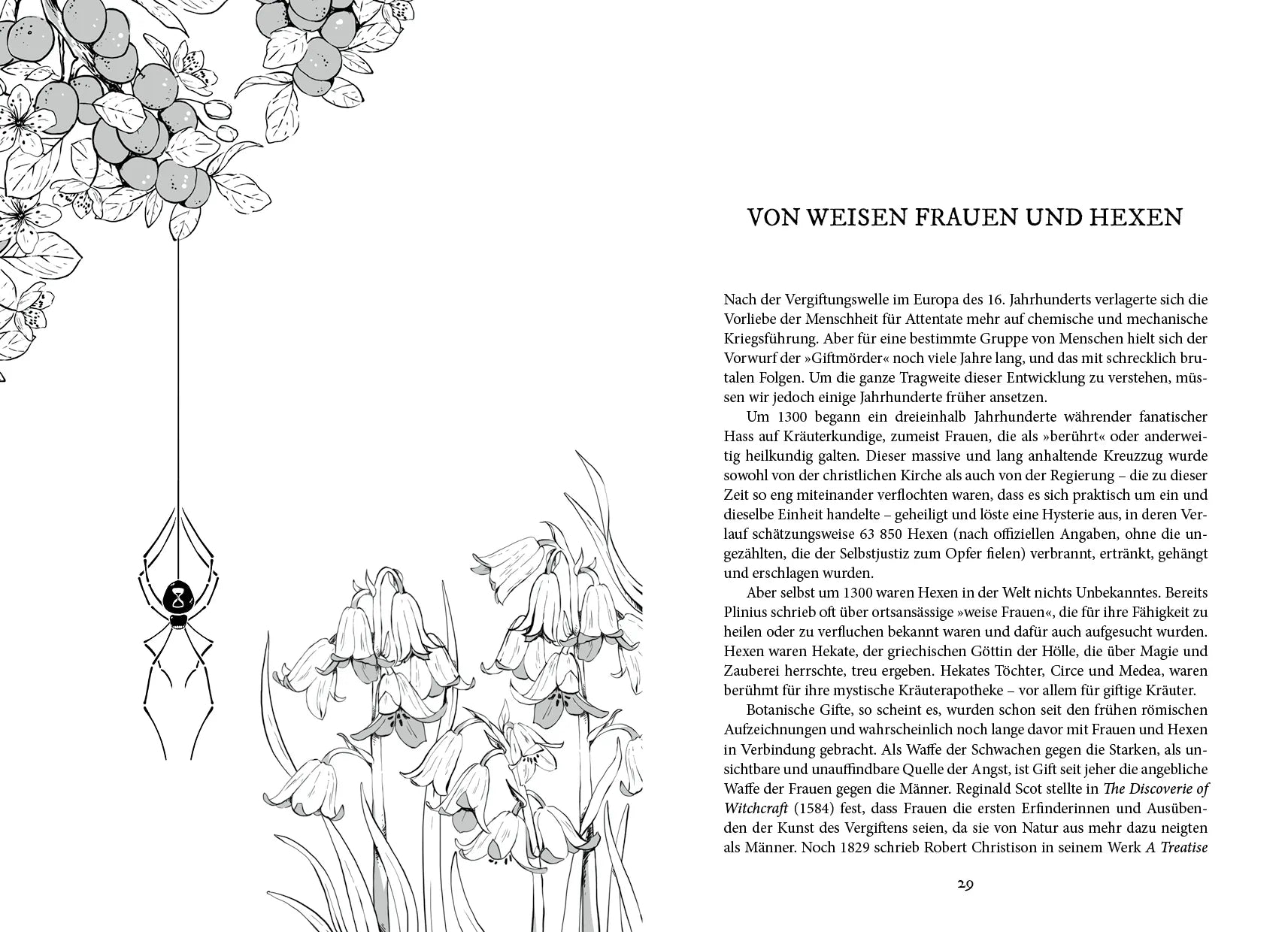 Innenansicht von 'Im Garten der Gifte' - Gebundene Ausgabe