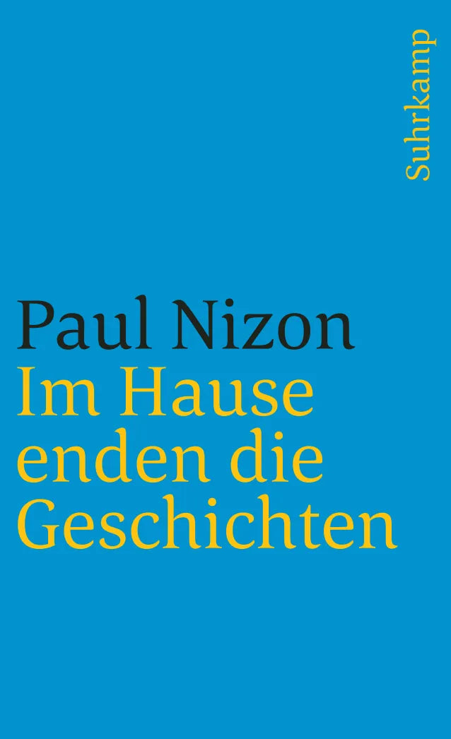 Buchcover von 'Im Hause enden die Geschichten' - Taschenbuch von Paul Nizon
