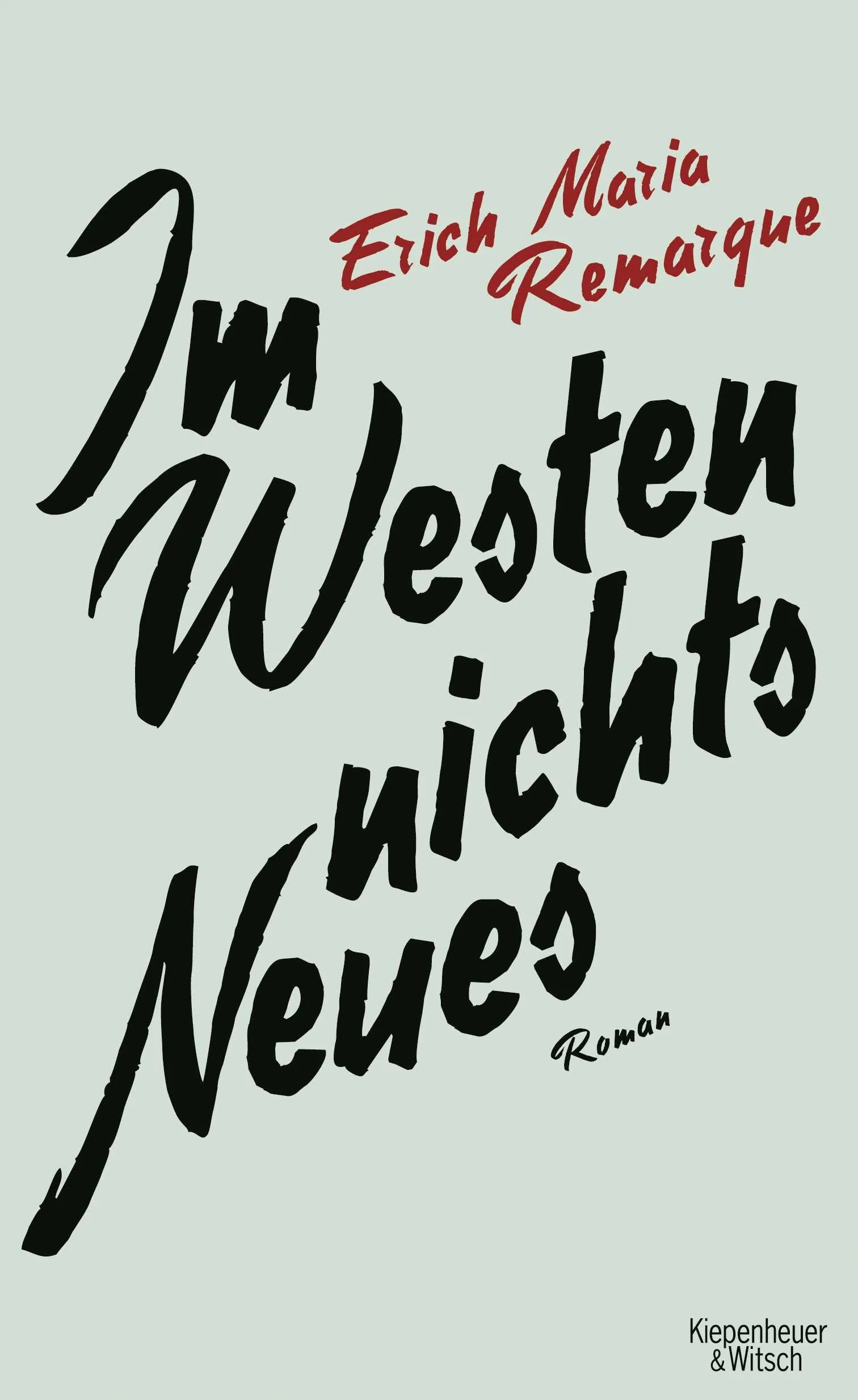 Buchcover von 'Im Westen nichts Neues' - Gebundene Ausgabe von E.M. Remarque