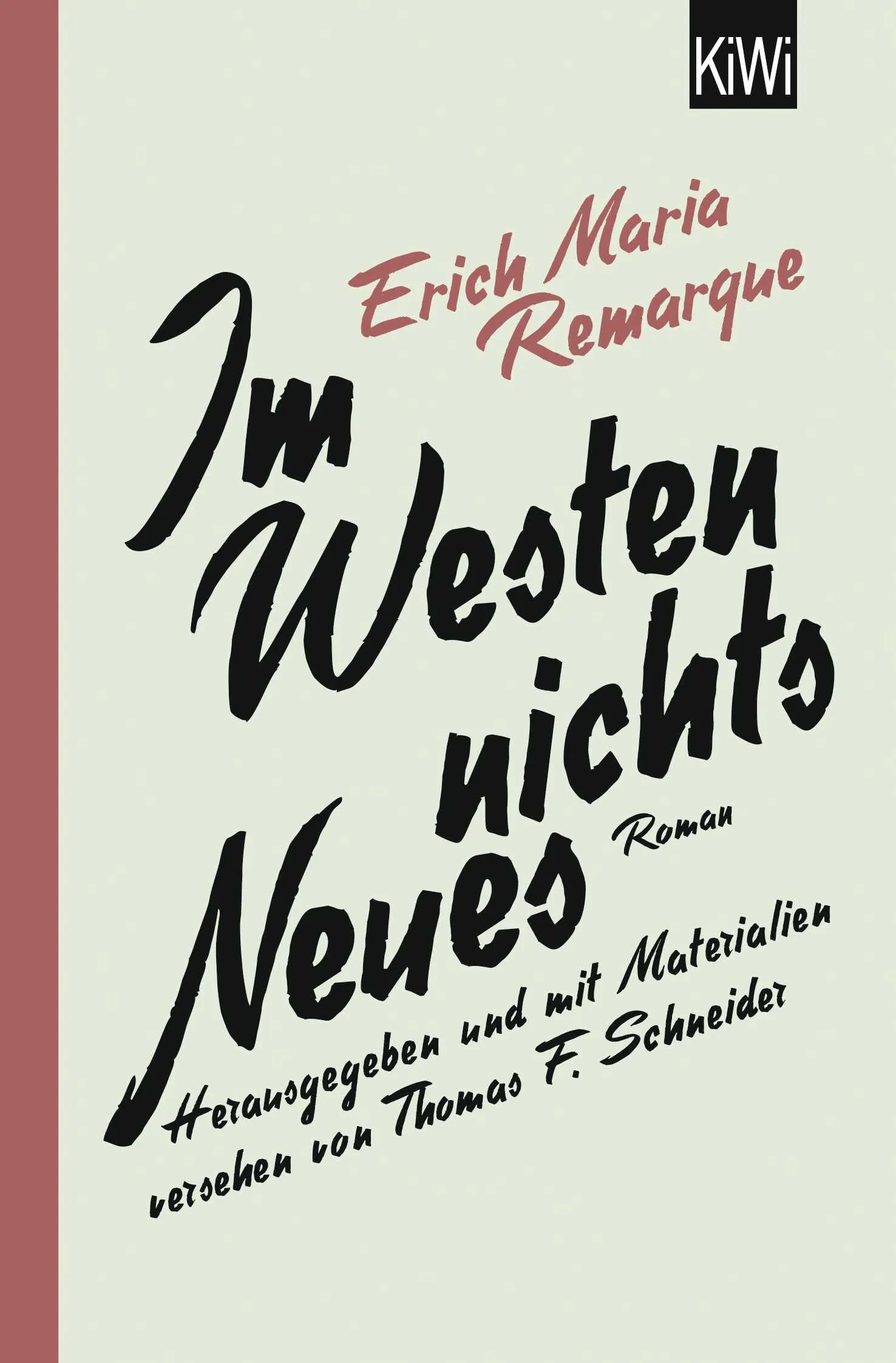 Buchcover von 'Im Westen nichts Neues' - Taschenbuch von E.M. Remarque