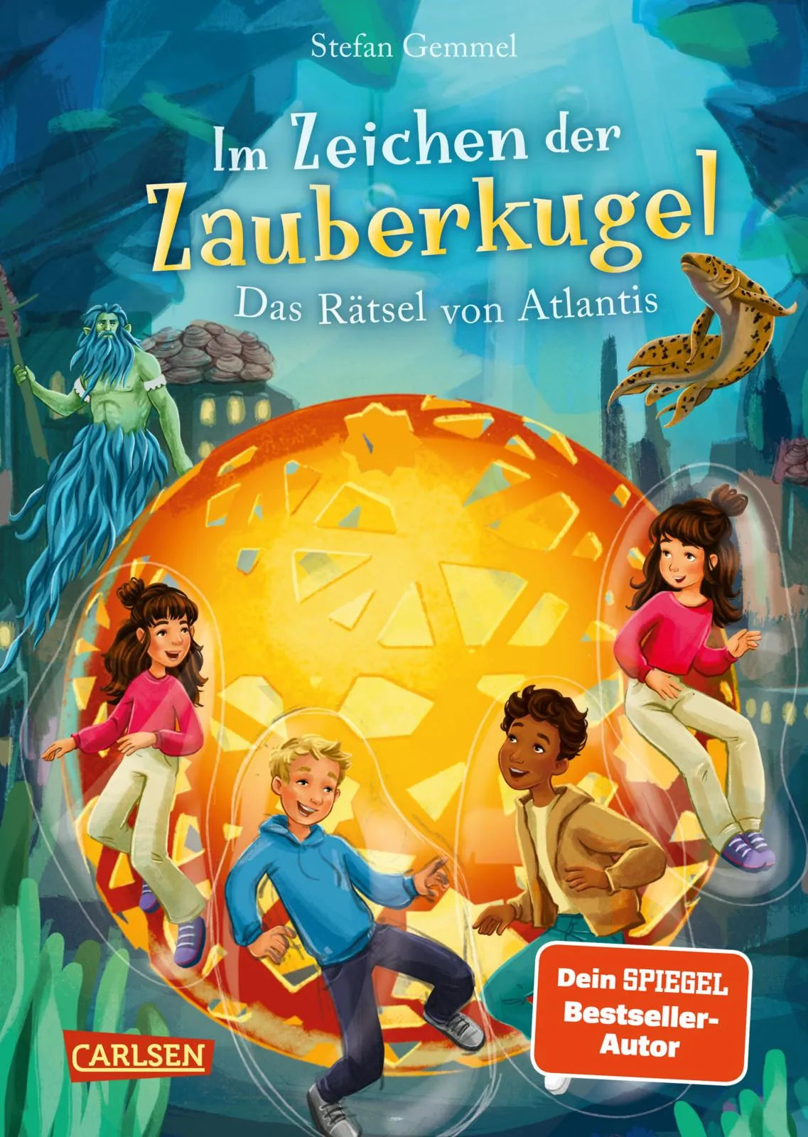 Buchcover von 'Im Zeichen der Zauberkugel 10: Das Rätsel von Atlantis' - Gebundene Ausgabe von Stefan Gemmel