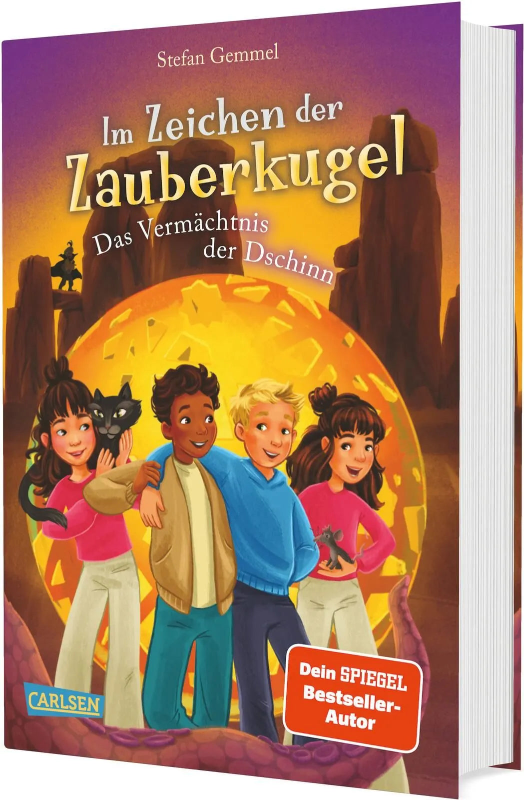 Cover: Im Zeichen der Zauberkugel 12: Das Vermächtnis der Dschinn (Hardcover) von Stefan Gemmel