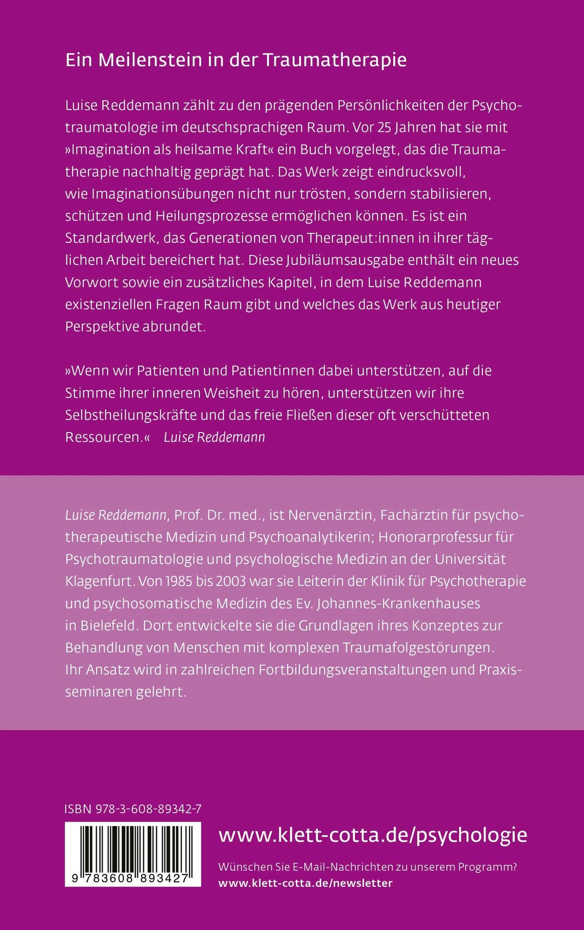 Rückseite: Imagination als heilsame Kraft (Paperback)