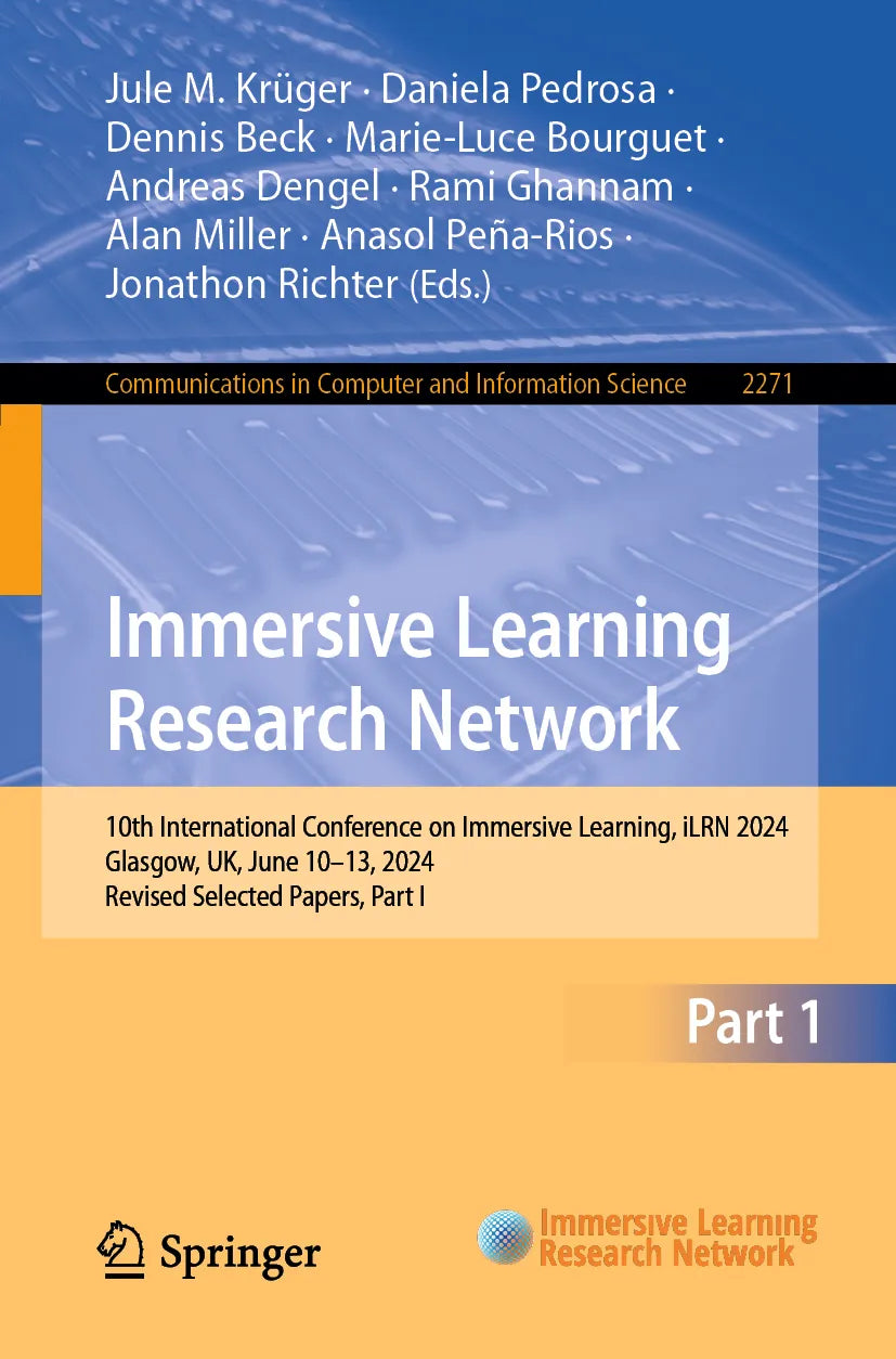 Cover: Immersive Learning Research Network (E-Book)