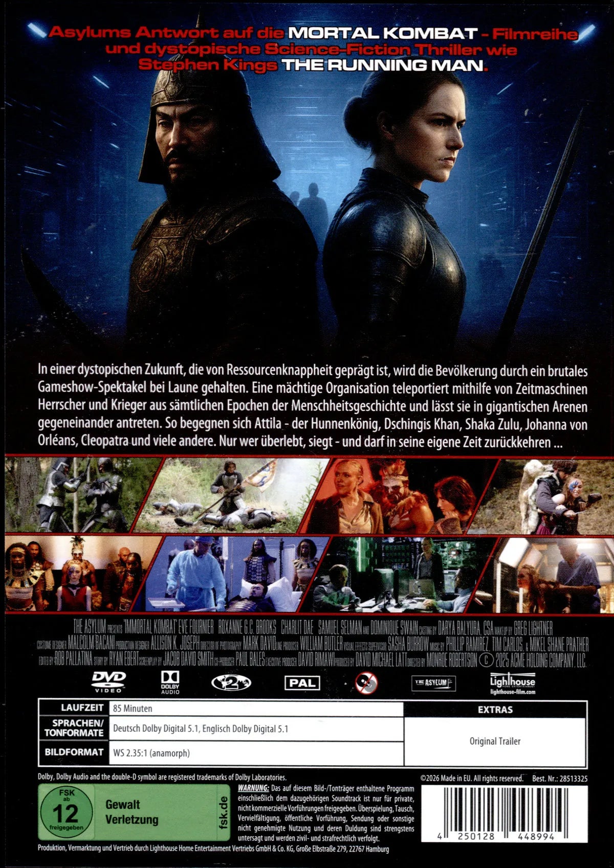 DVD-Cover: Immortal Combat - Kampf der Legenden. Regie: Monroe Robertson