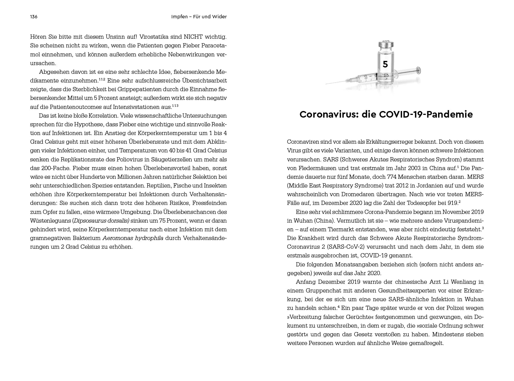 Innenansicht von 'Impfen – Für und Wider' - Taschenbuch