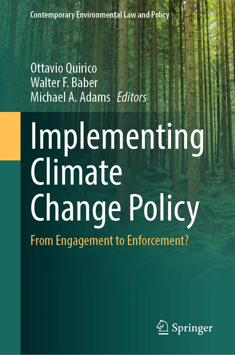 Cover: Implementing Climate Change Policy (E-Book)