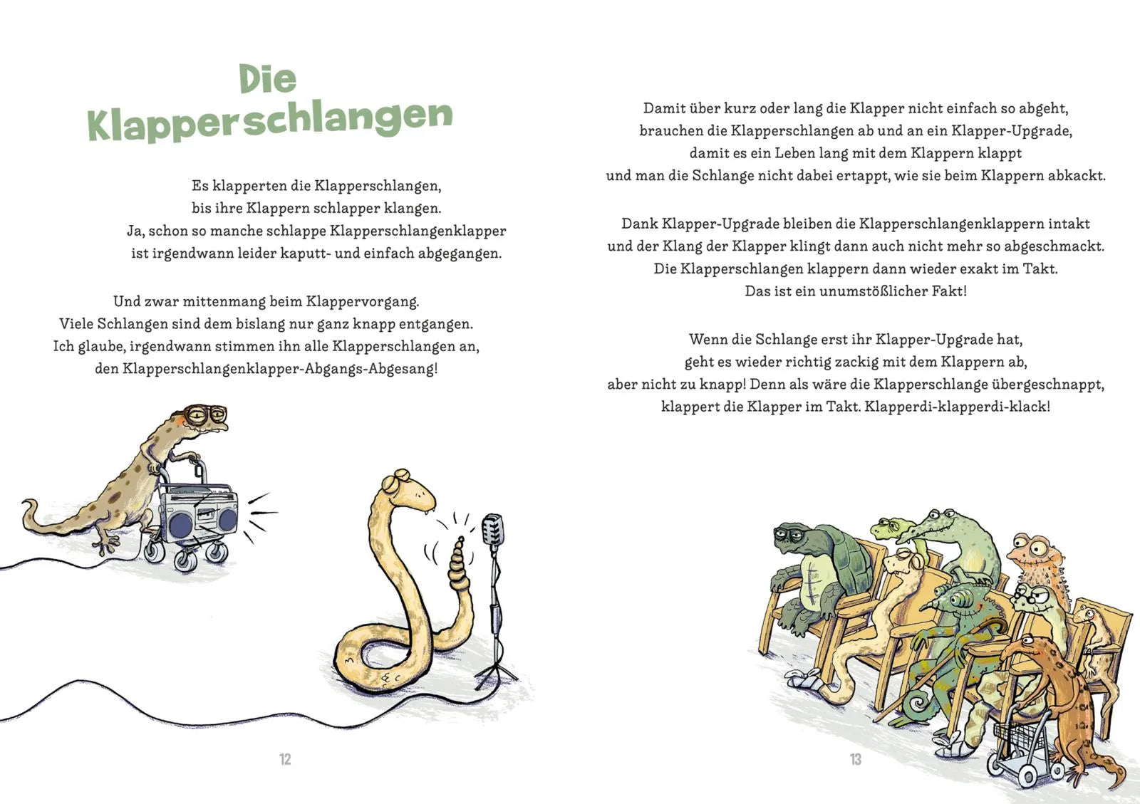 Detailansicht: In Barbaras Rhabarberbar wird niemals der Rhabarber rar (Hardcover)