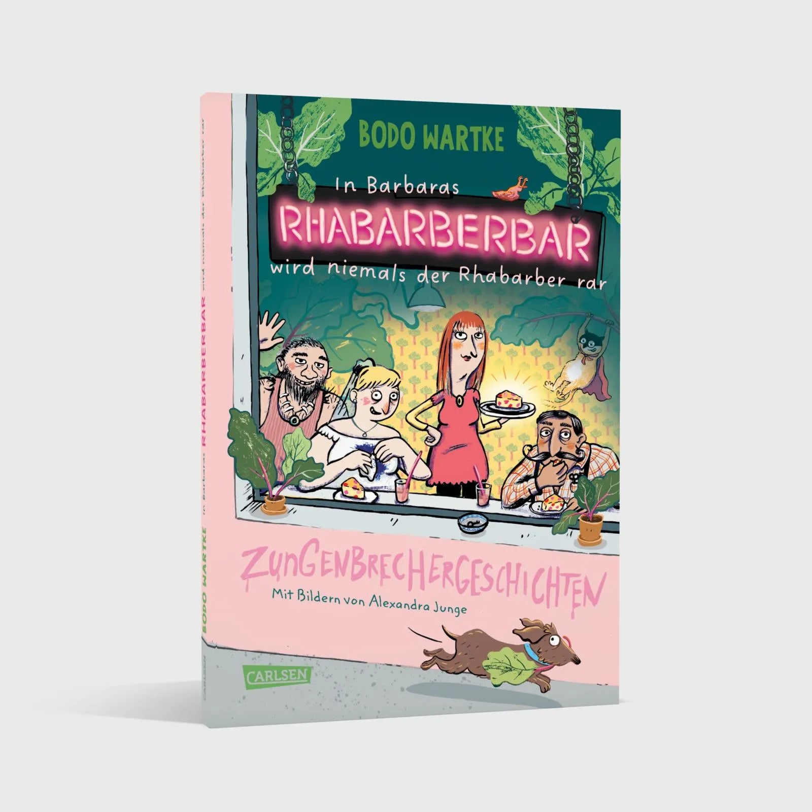 Detailansicht: In Barbaras Rhabarberbar wird niemals der Rhabarber rar (Hardcover)