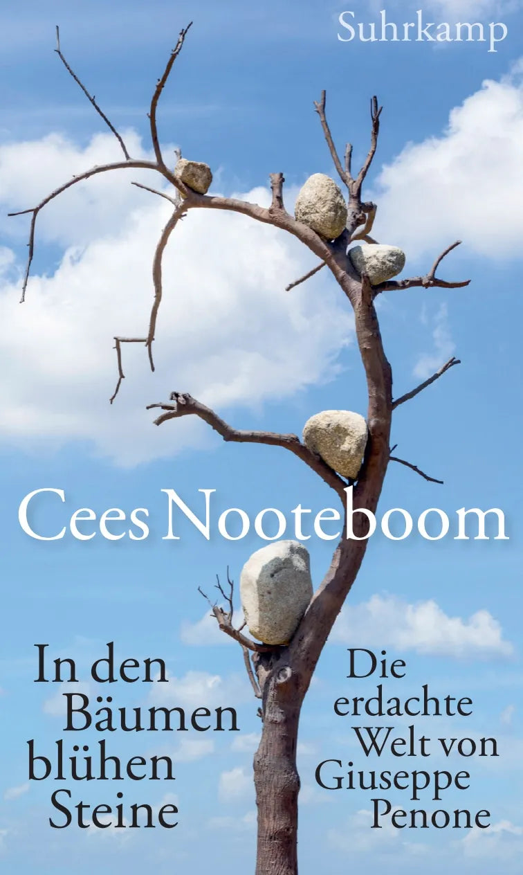 Buchcover von 'In den Bäumen blühen Steine' - Gebundene Ausgabe von Cees Nooteboom