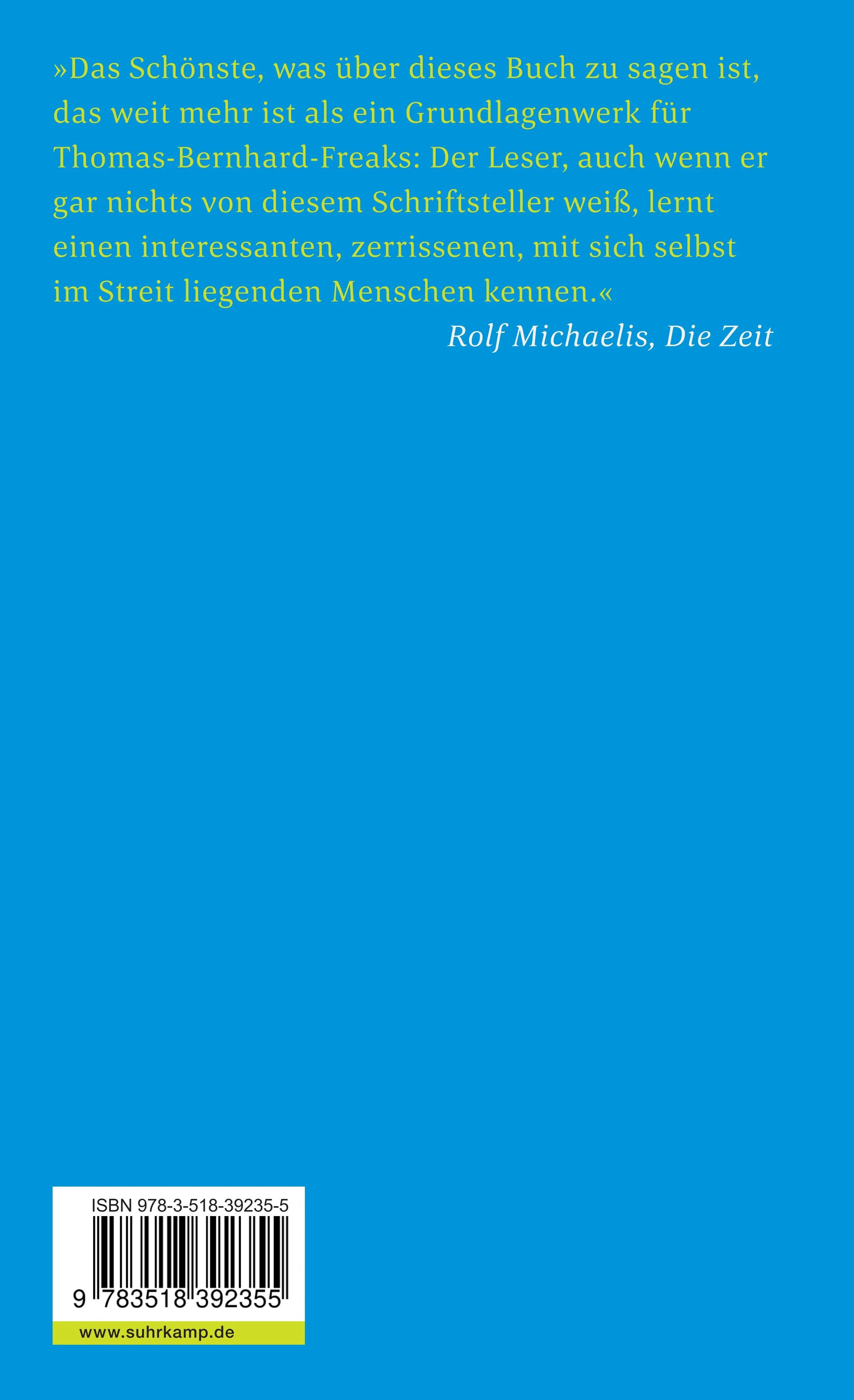Buchrückseite von 'In der Höhe – Rettungsversuch. Unsinn' mit Klappentext - Taschenbuch