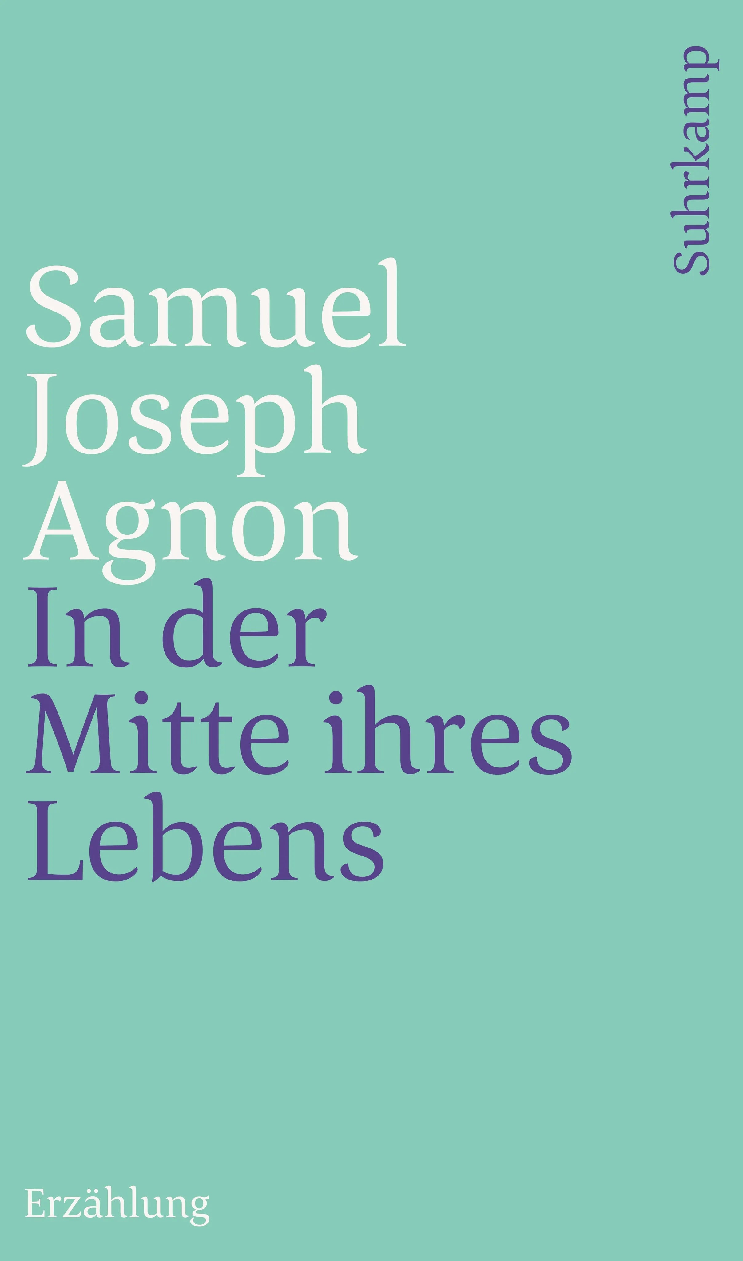 Buchcover von 'In der Mitte ihres Lebens' - Taschenbuch von Samuel Joseph Agnon
