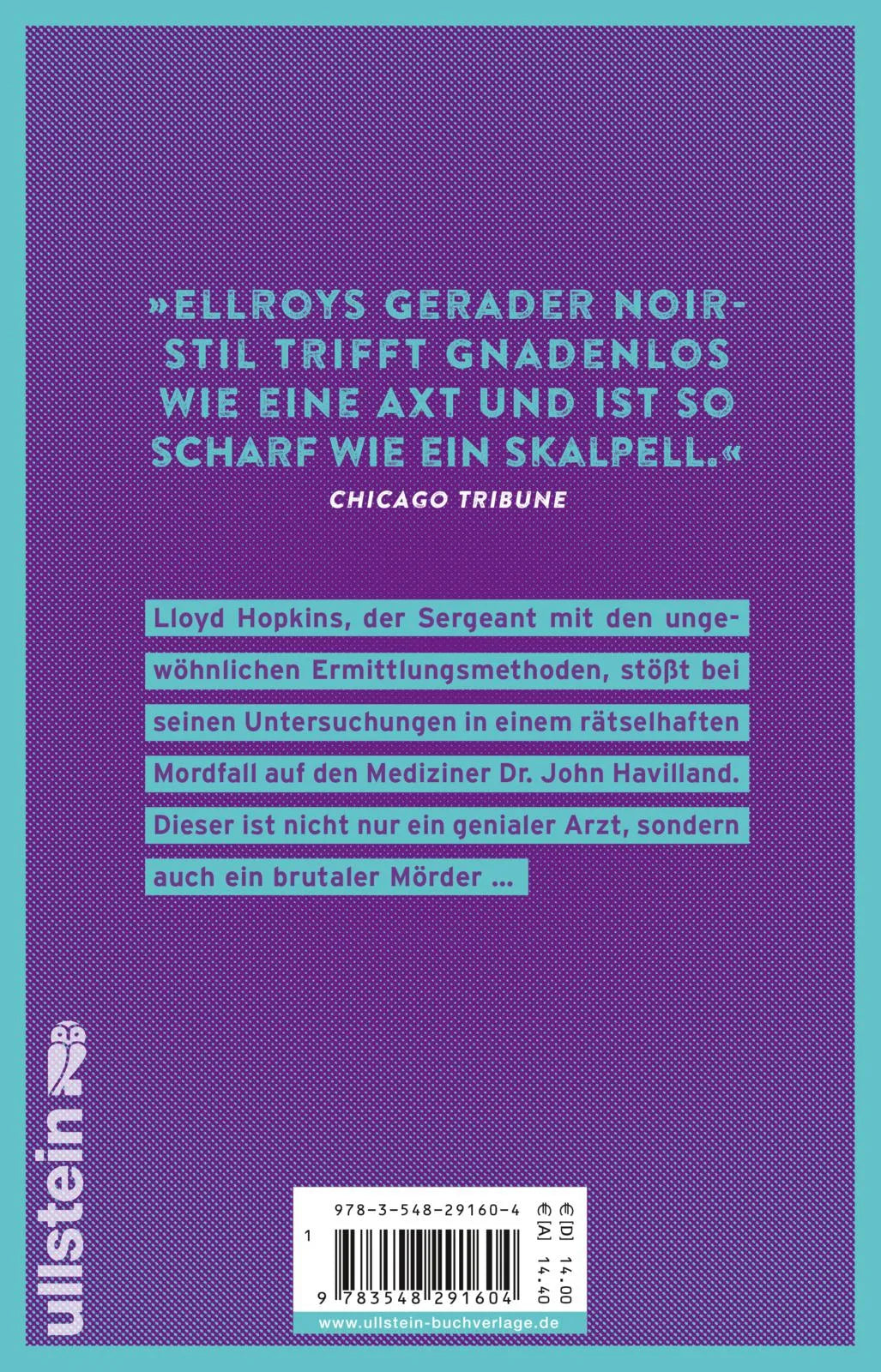 Buchrückseite von 'In der Tiefe der Nacht' mit Klappentext - Taschenbuch