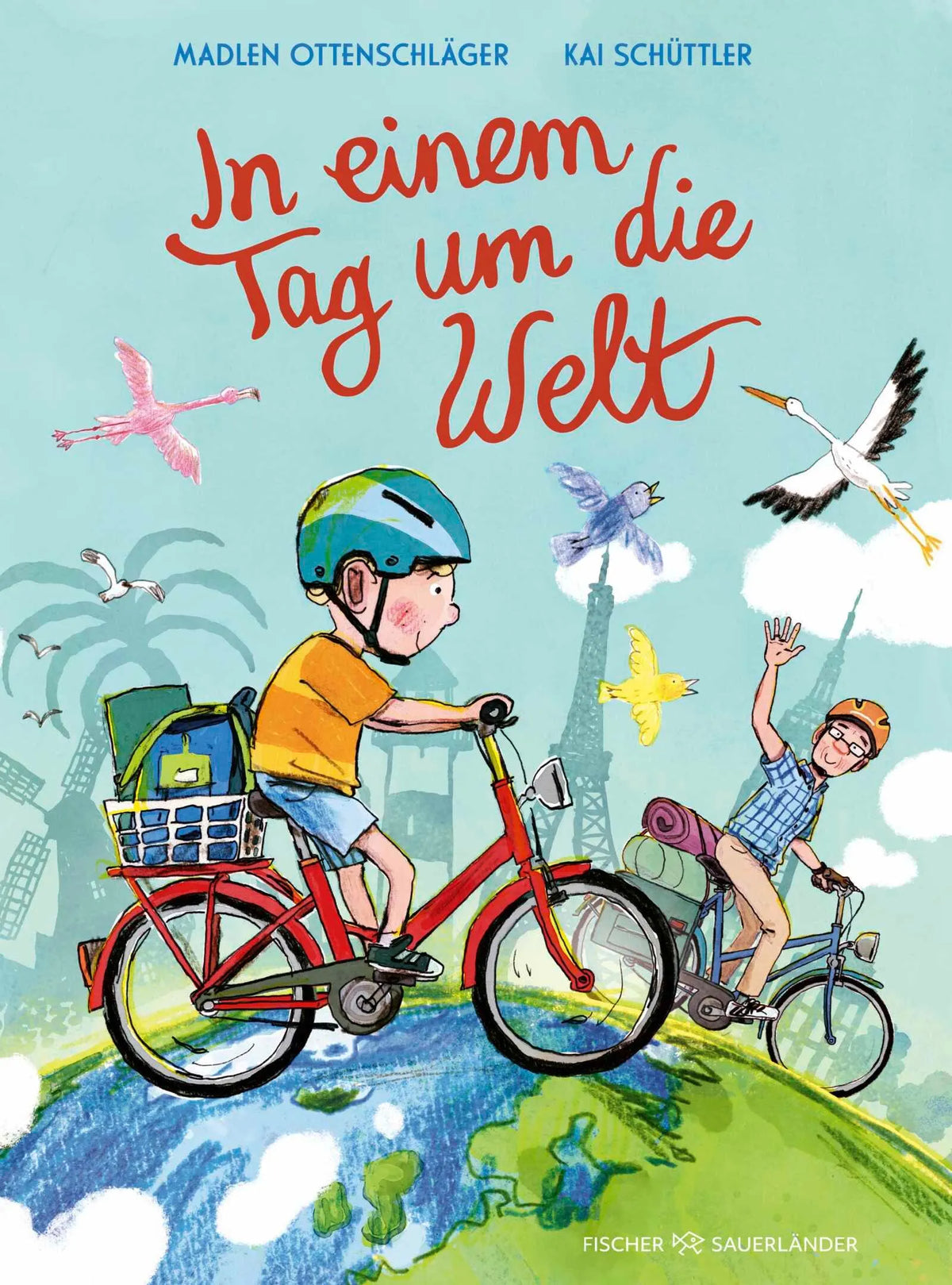 Cover: In einem Tag um die Welt (Hardcover) von Madlen Ottenschläger