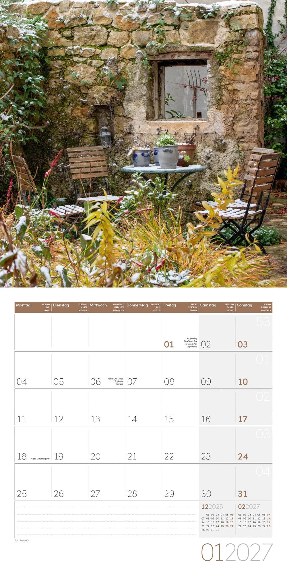 In meinem Garten Kalender 2027 - 30x30 - Art12 – Ansicht