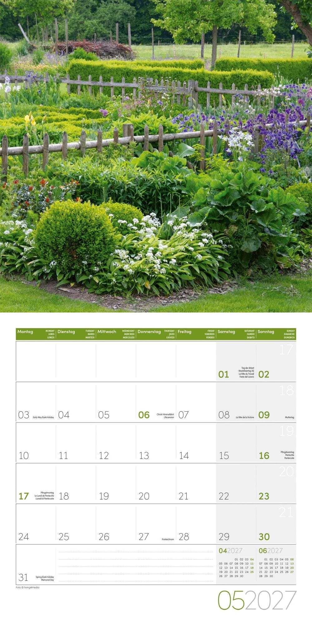 In meinem Garten Kalender 2027 - 30x30 - Art12 – Ansicht
