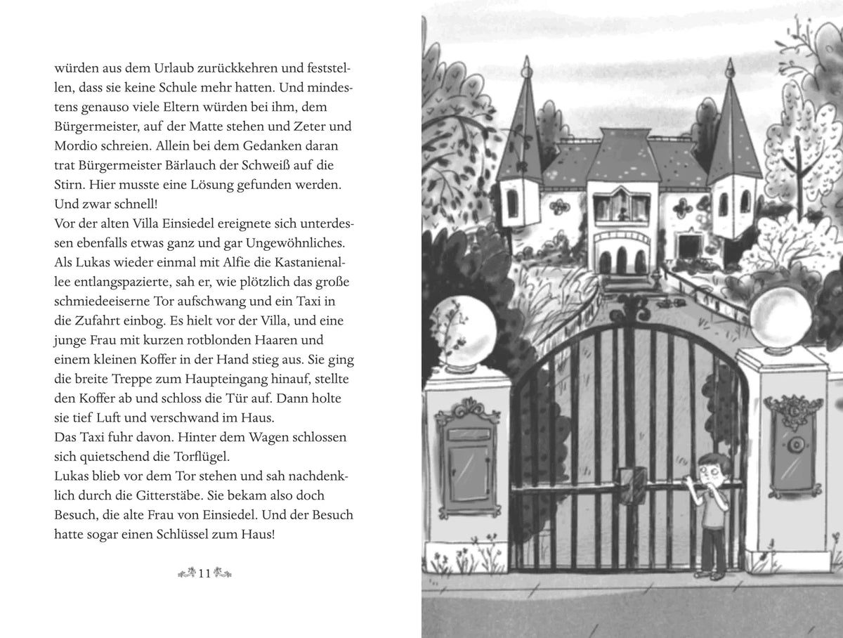 Detailansicht: In unserer Schule spukt's – Das Geheimnis der Villa Einsiedel (Hardcover)