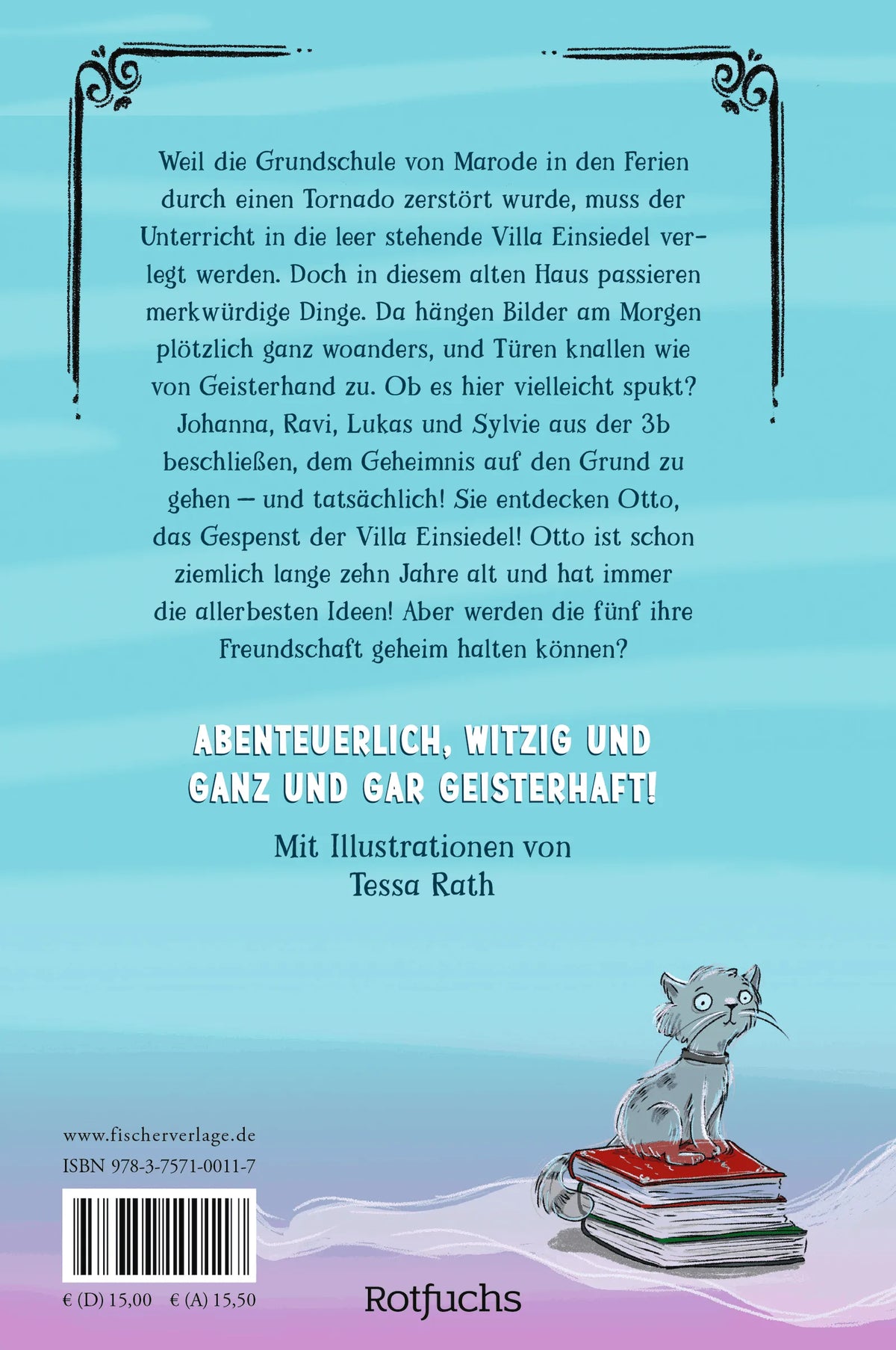 Rückseite: In unserer Schule spukt's – Das Geheimnis der Villa Einsiedel (Hardcover)