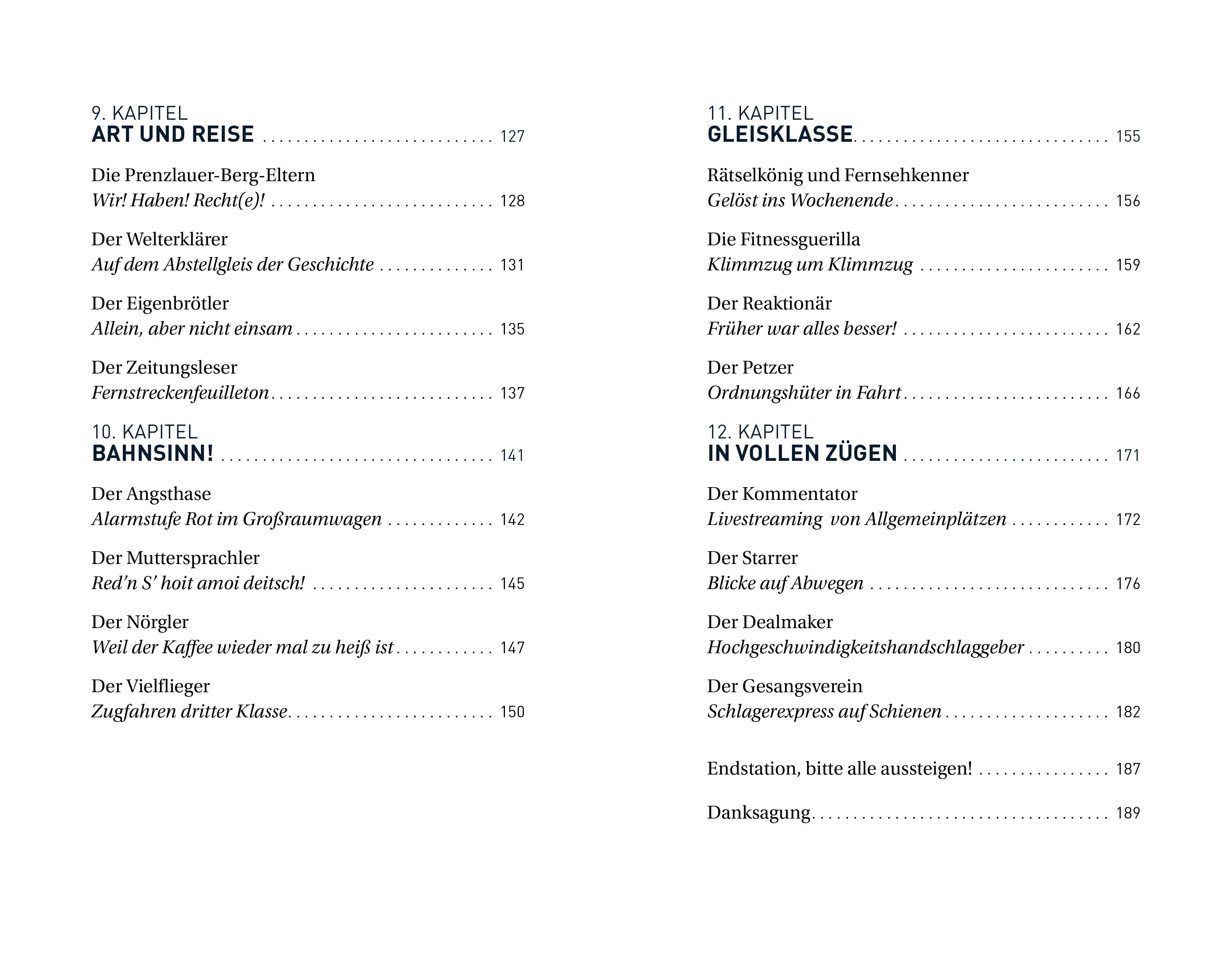 Innenansicht von 'In vollen Zügen' - Taschenbuch
