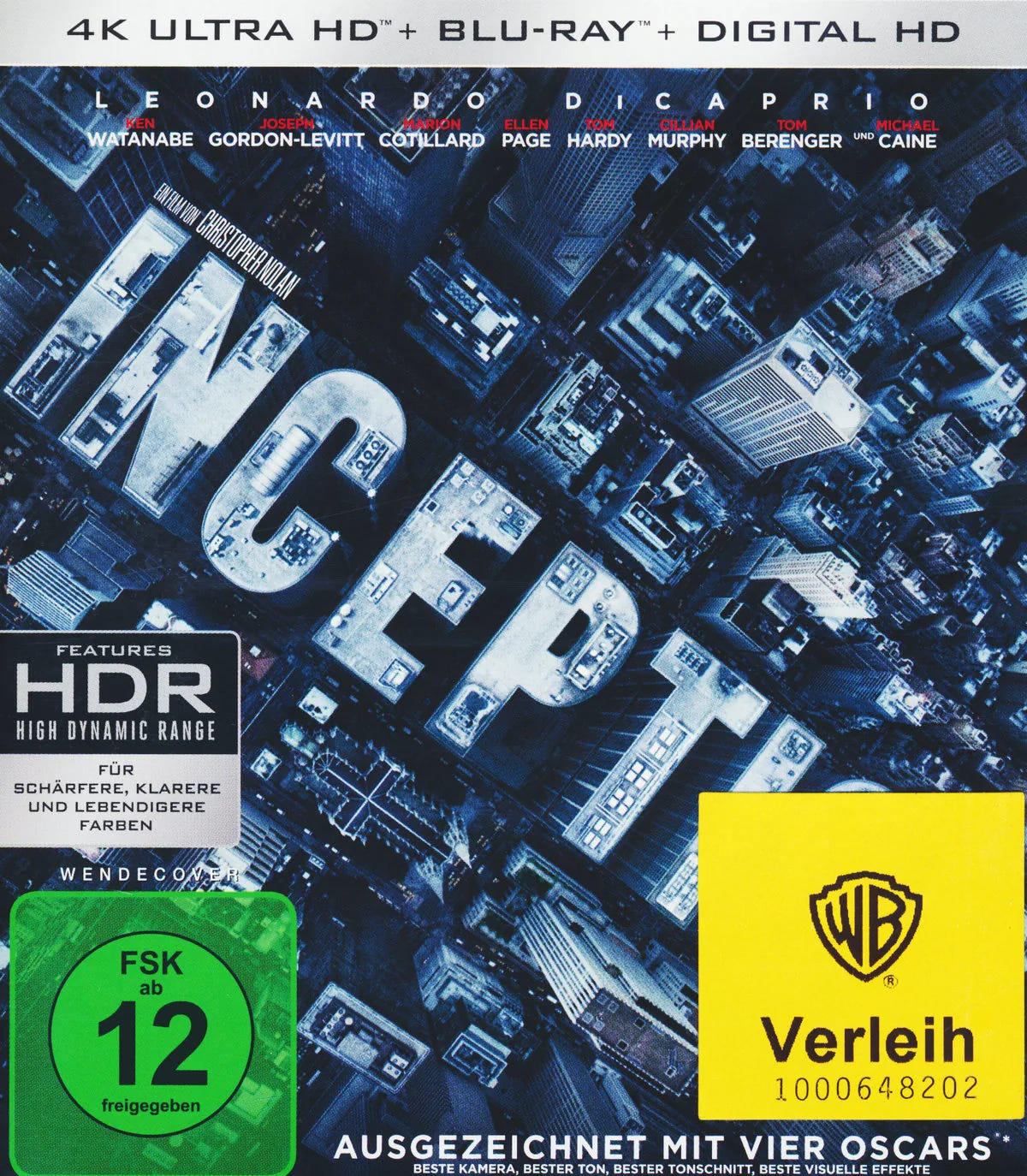 Inception (+ 2 BRs) - Blu-ray 4K Ultra HD