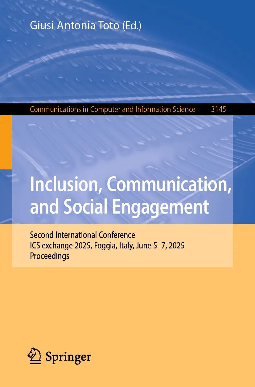Cover: Inclusion, Communication, and Social Engagement (E-Book) von Giusi Antonia Toto