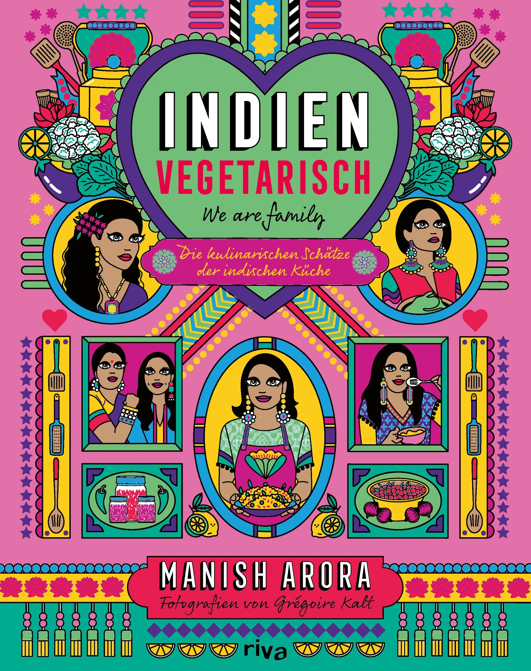 Buchcover von 'Indien vegetarisch' - Gebundene Ausgabe von Manish Arora