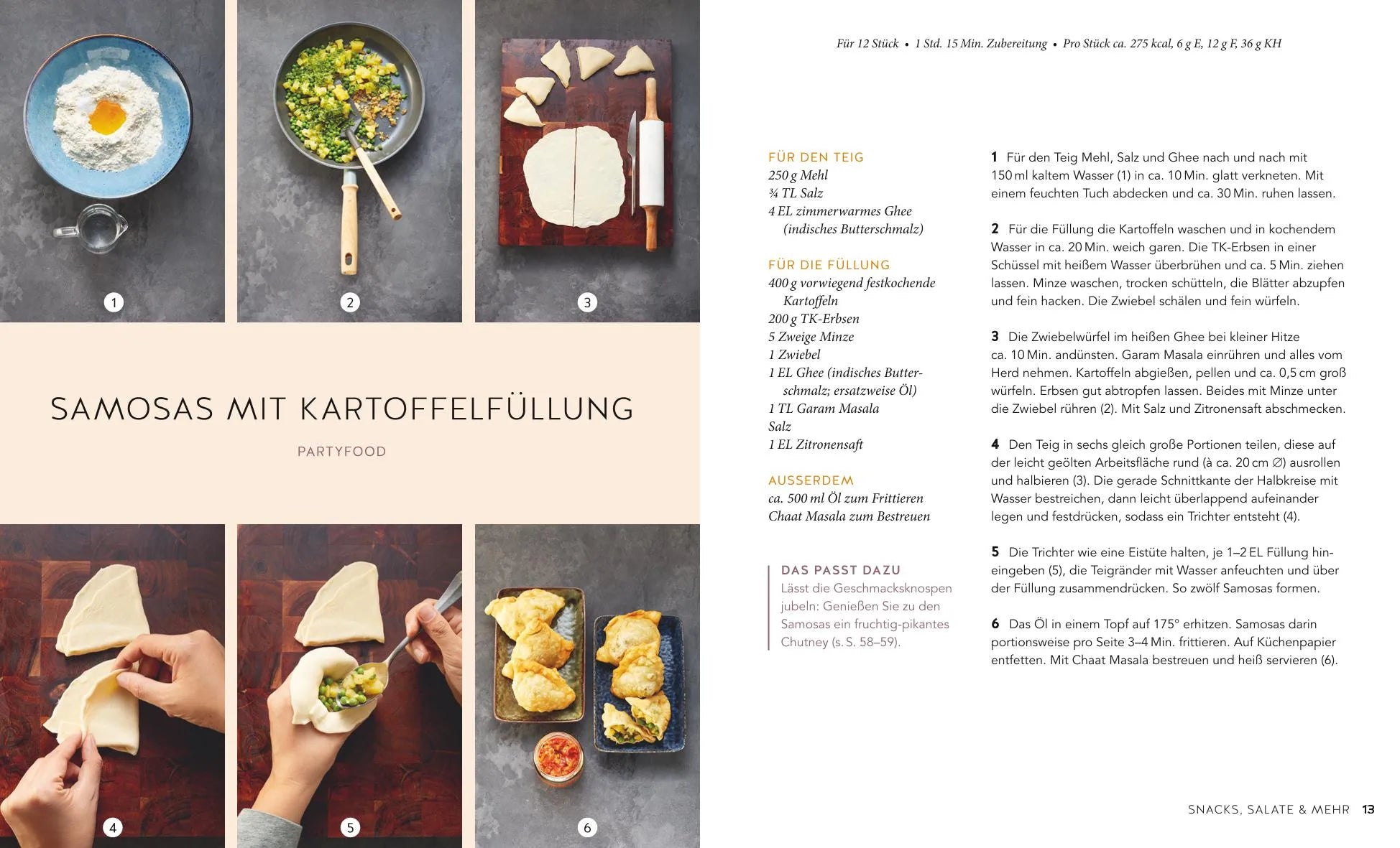 Detailansicht: Indisch vegetarisch (Taschenbuch)