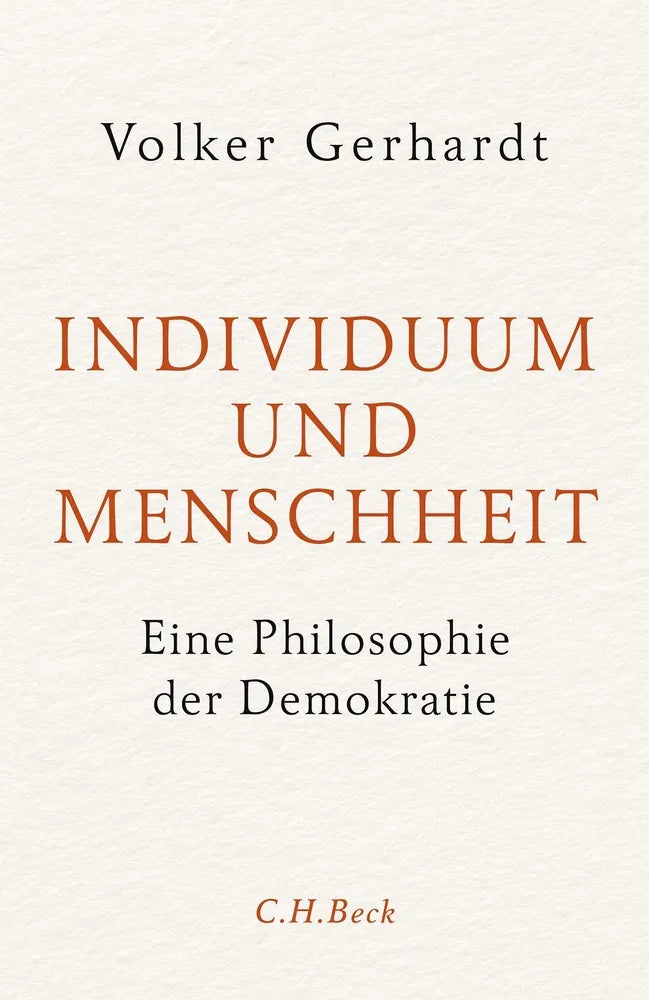 Cover: Individuum und Menschheit (E-Book) von Volker Gerhardt