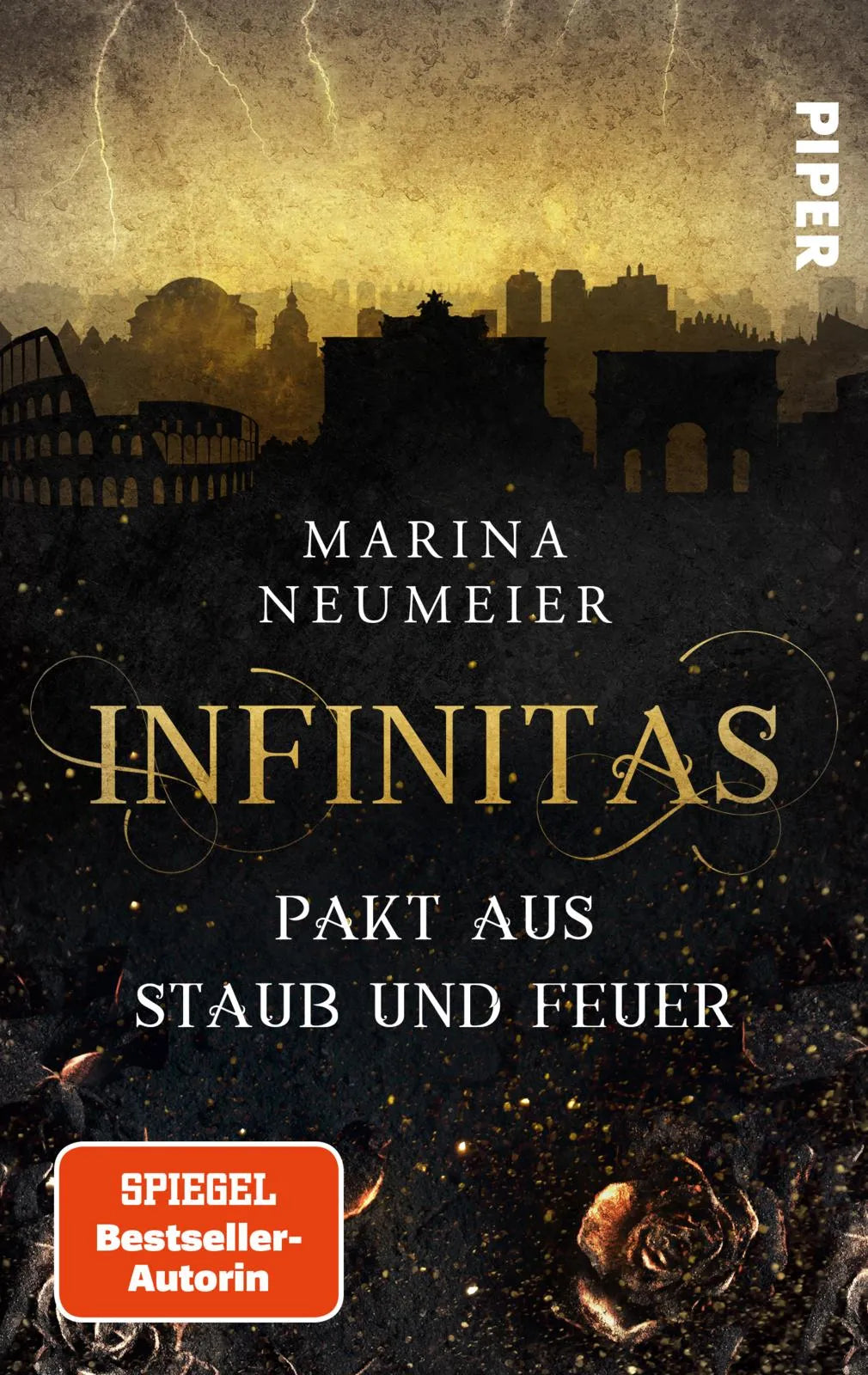 Buchcover von 'Infinitas – Pakt aus Staub und Feuer' - Taschenbuch von Marina Neumeier
