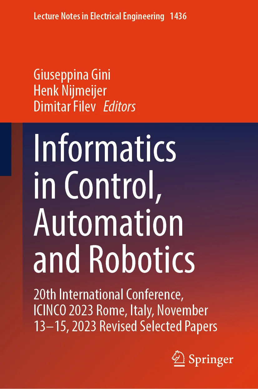 Cover: Informatics in Control, Automation and Robotics (E-Book)