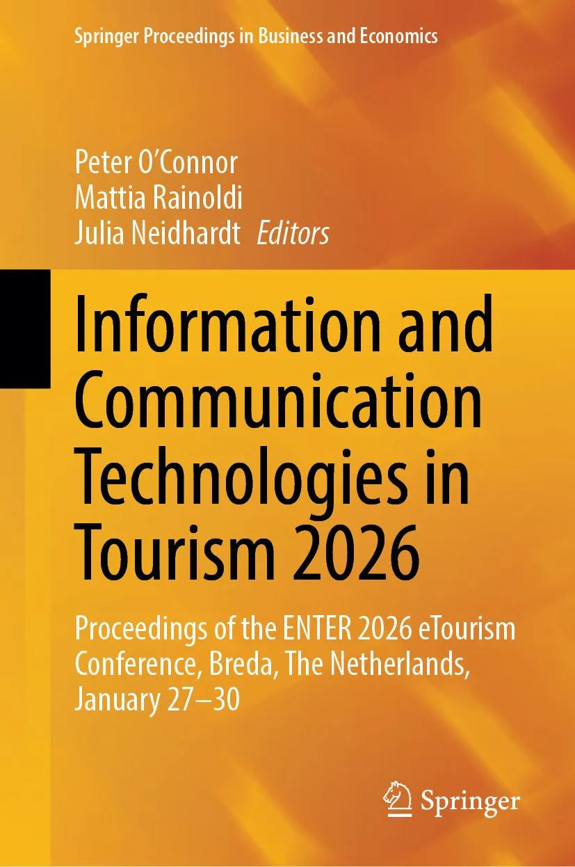 Cover: Information and Communication Technologies in Tourism 2026 (E-Book) von Peter O'Connor