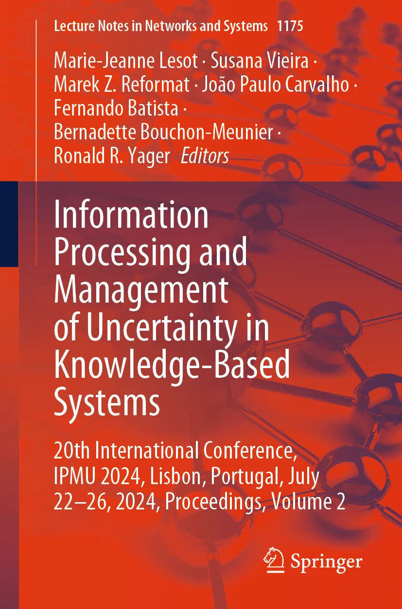 Cover: Information Processing and Management of Uncertainty in Knowledge-Based Systems (E-Book)