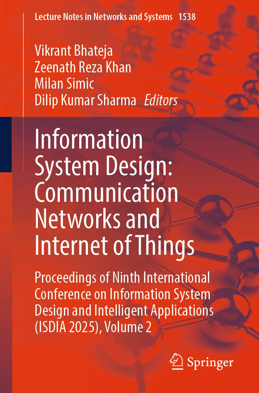 Cover: Information System Design: Communication Networks and Internet of Things (E-Book)
