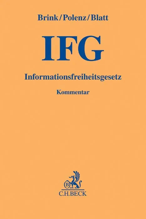 Buchcover von 'Informationsfreiheitsgesetz. IFG' - Gebundene Ausgabe von Stefan Brink