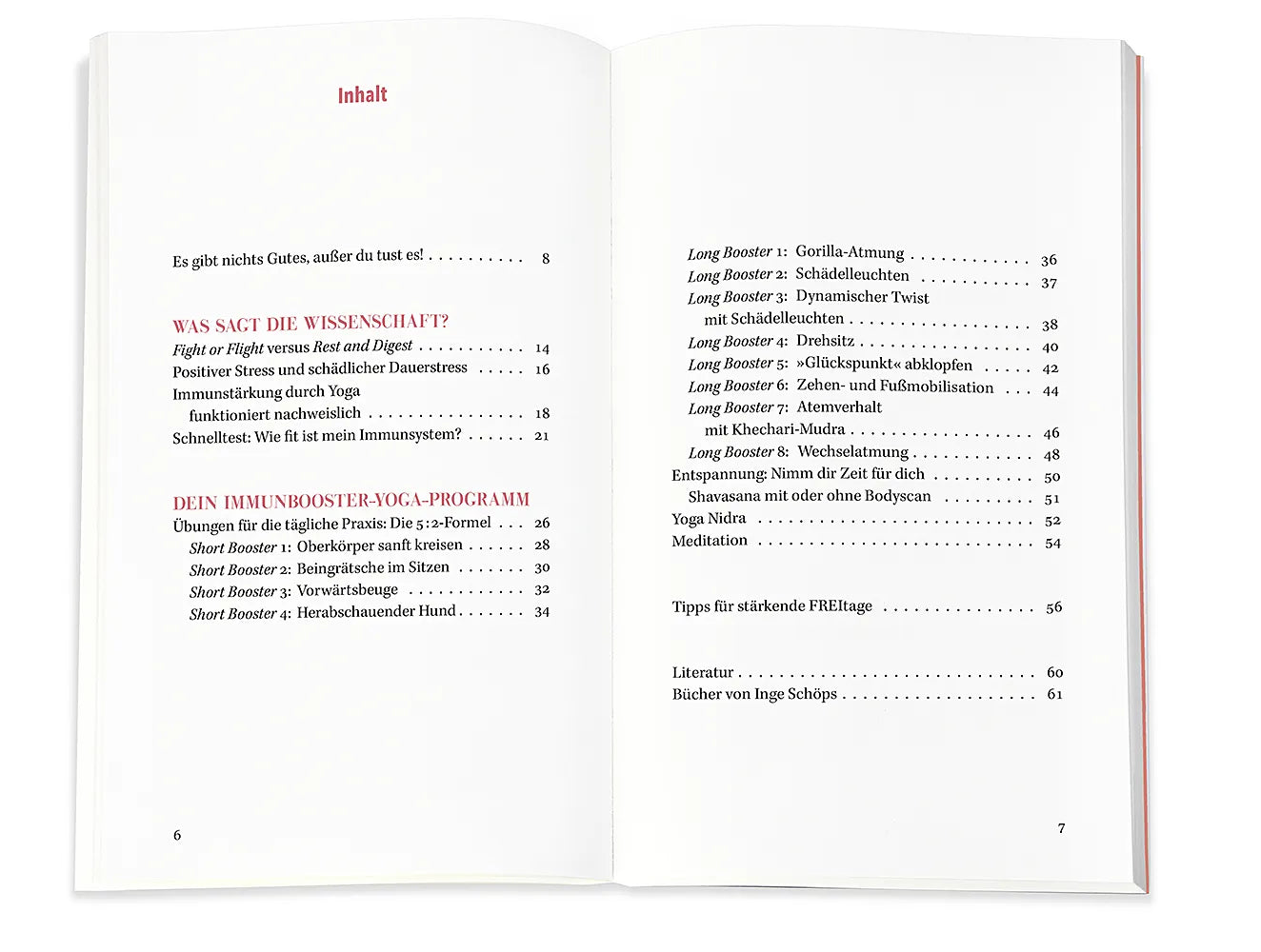 Produktansicht: Immunbooster Yoga (Taschenbuch)