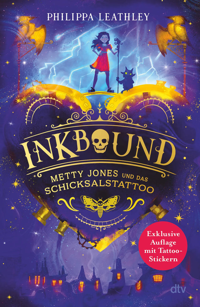 Buchcover von 'Inkbound – Metty Jones und das Schicksalstattoo' - Gebundene Ausgabe von Philippa Leathley
