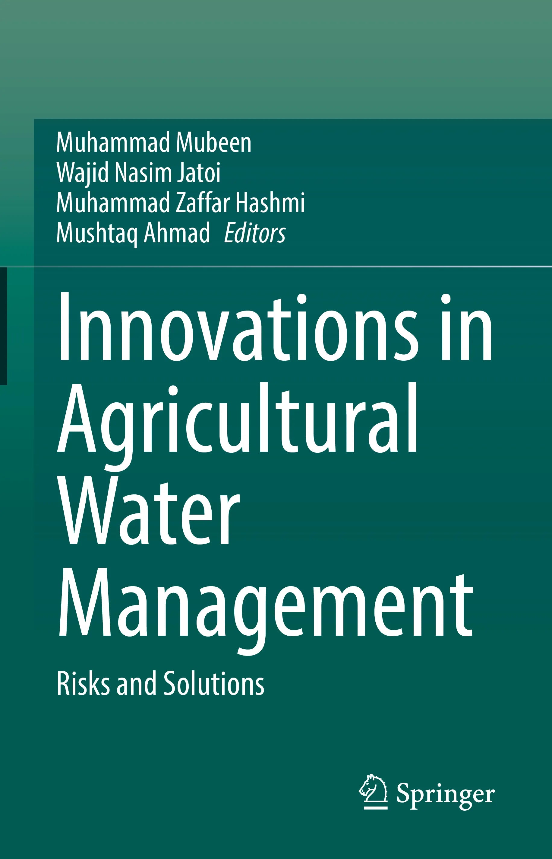 Cover: Innovations in Agricultural Water Management (E-Book)