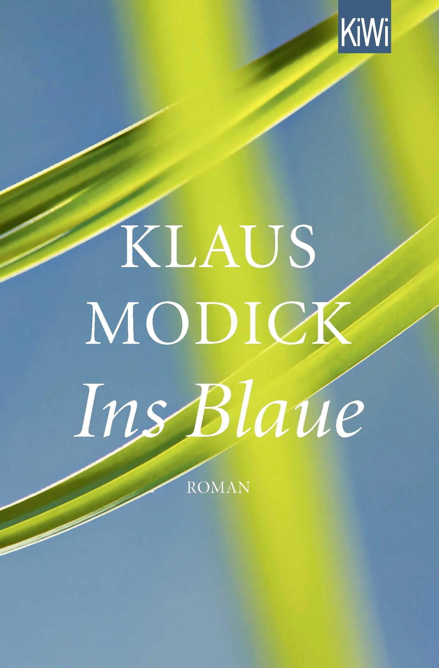 Buchcover von 'Ins Blaue' - Taschenbuch von Klaus Modick