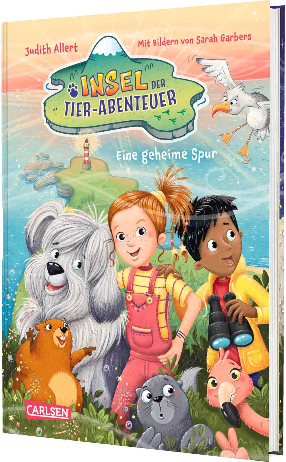 Cover: Insel der Tier-Abenteuer 1: Eine geheime Spur (Hardcover) von Judith Allert